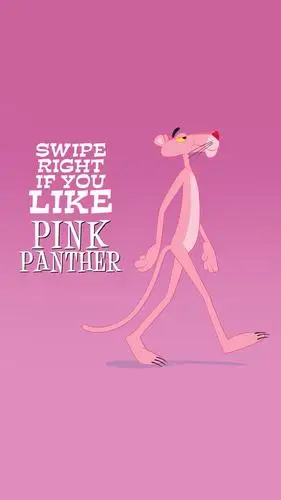 粉红顽皮豹图片高清手机壁纸_可爱_手机壁纸下载_美桌网