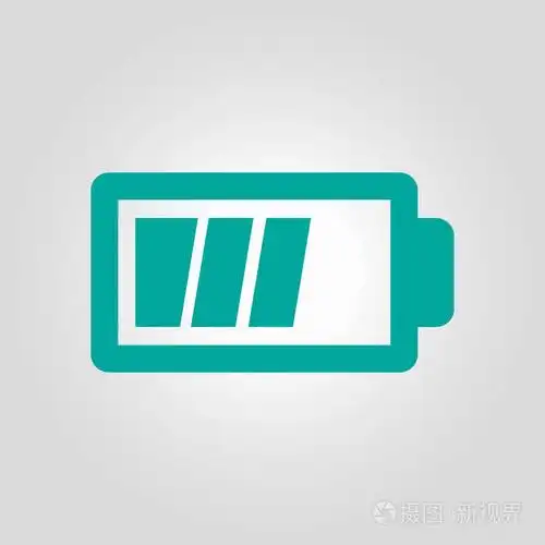 电池充电图标矢量. 平面设计风格.插画-正版商用图片15gn3z-摄图新视