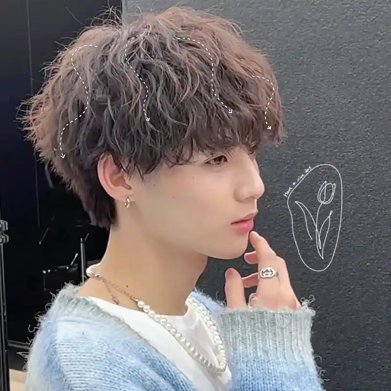 氛围感男孩必备卷发慵懒羊毛卷Ⅱ男孩子一定要尝 试 - 抖音