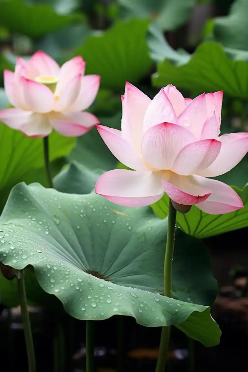 梦见莲花 莲花在清淡高雅的外表下,藏着的是埋在淤泥中的根,象征着