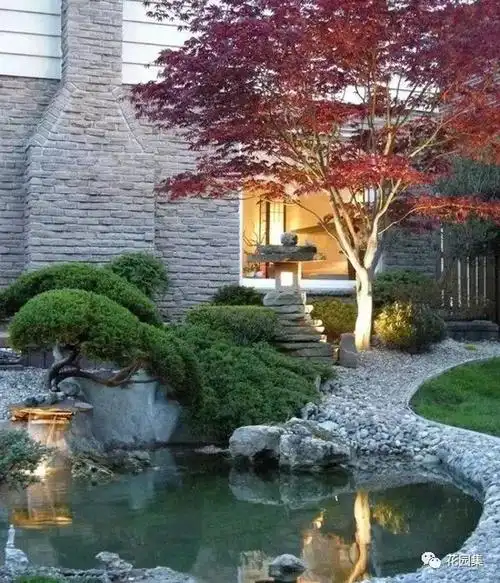 小庭院水景让空间更有文化内涵