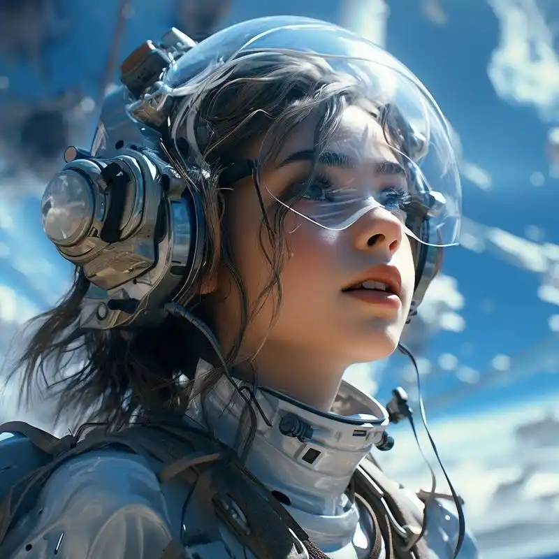 未来战士 | 科技感 | 酷女孩 | 女生头像 未来,你我皆战士