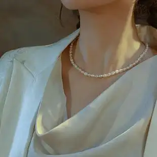 百搭轻奢小众设计高级叠戴超值回馈巴洛克珍珠项链女2021年新款