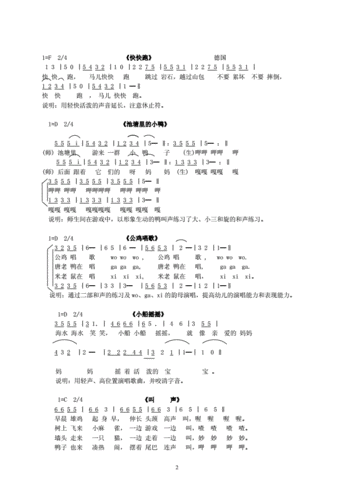 儿童趣味发声练声曲.doc