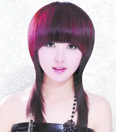 上面短下面长个性发型女生上面短下面长是什么发型