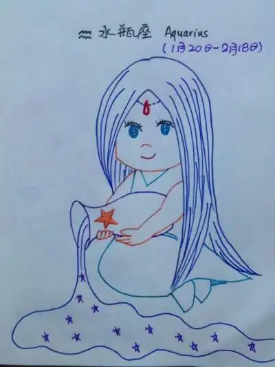 q版十二星座——水瓶座