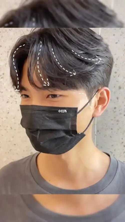 男生必要尝试的韩式中分纹理烫