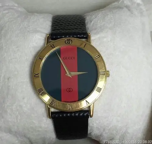 二手原装古奇古驰gucci石英3000l包金男款手表男表