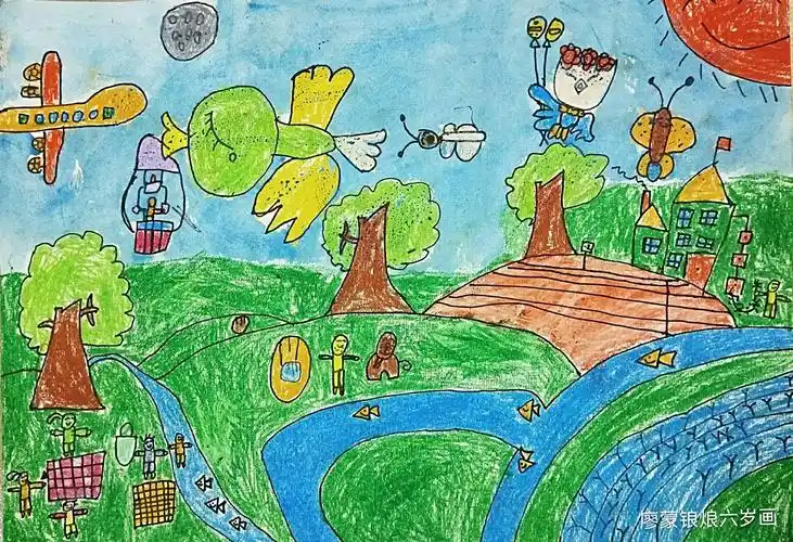 生态家园小学生画画作品 - 美篇
