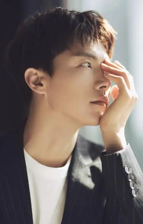 马天宇条纹西装