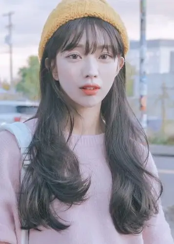 甜美 卷发 清新 文艺 长发 发型 韩范 冬日 暖色系 复古