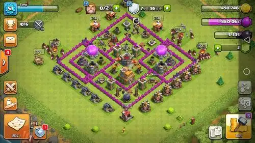 7本七本阵型,部落冲突阵型分享,7本七本阵型分享链接,7本七本阵型阵型