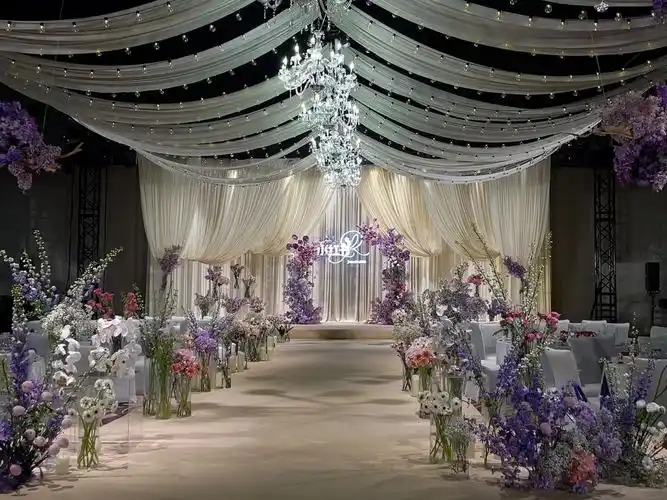 唯美大气的韩式婚礼布置