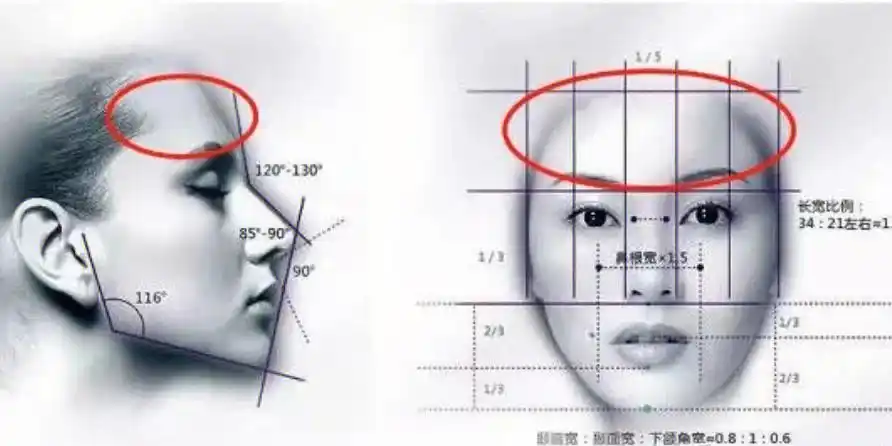 什么样的额头是最具美感的7171