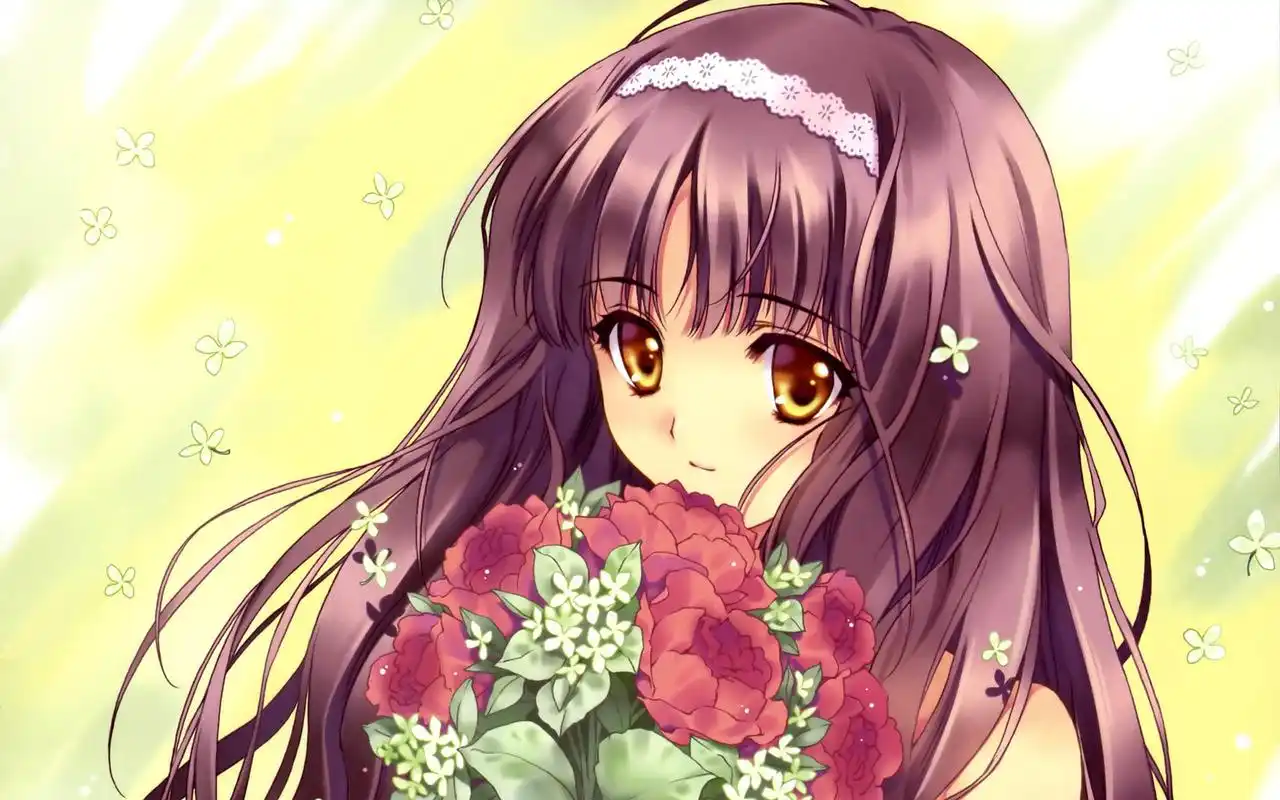 唯美可爱的经典动漫美女高清电脑桌面主题壁纸大全(二)-卡通动漫-手机