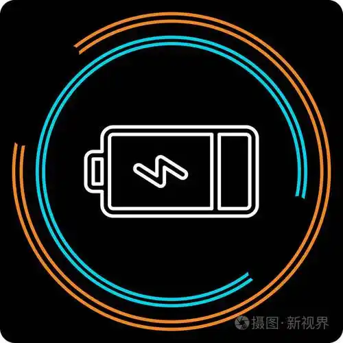 简单的电池薄线矢量图标可供选择的中风