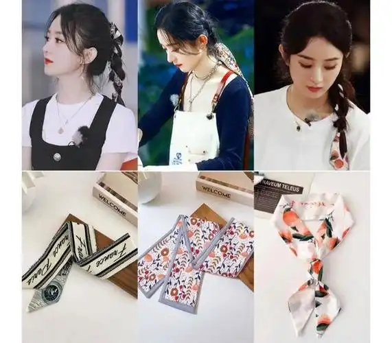 赵丽颖真的好爱发带啊,夏天来了,姑娘们确定不学起来