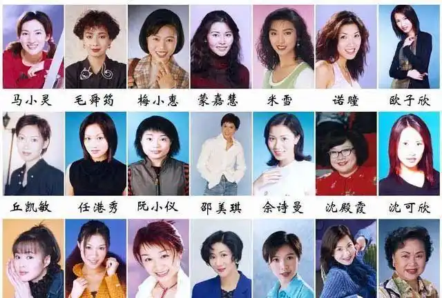 香港tvb189位女演员大合集能认识50位以上的都是牛人