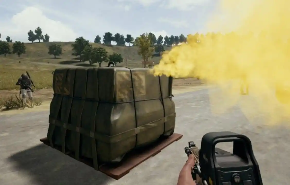 绝地求生:召唤超级空投的信号枪,刷新地点曝光,蹲这直接吃鸡!