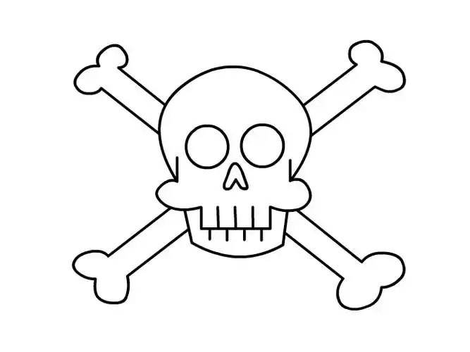 骷颅头怎么画 骷髅头怎么画万圣节 骷髅头怎么画图片-养娃家