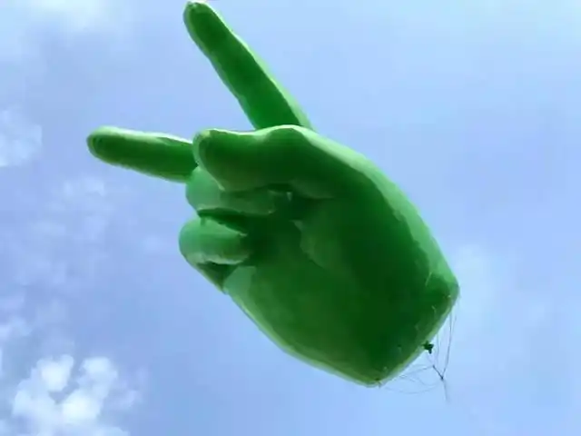 除了比v,我们生活中还有很多富有含义的手势,比如我爱你 歪?