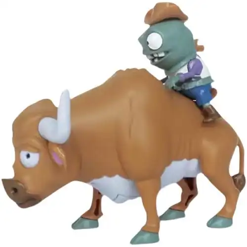 正版植物大战僵尸玩具机器牛带声光可弹射牛仔小鬼僵尸仿真