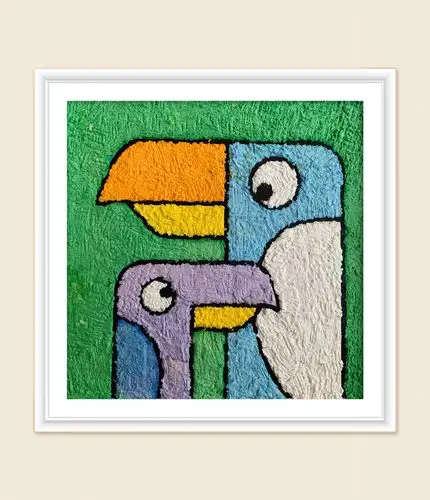 大洋路小学拓展性课程—创意纸浆画