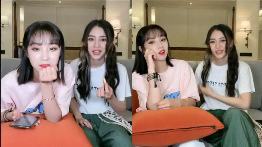 angelababy现身宋雨琦直播间 两人同框有说有笑力破不和传闻