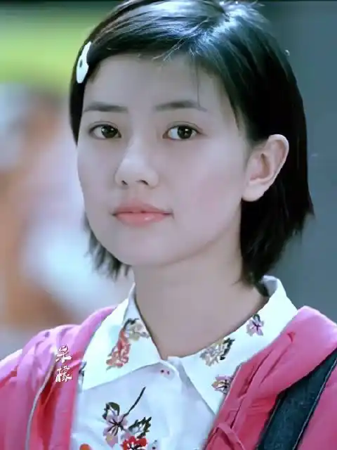 高圆圆年轻时略显土气,可最后一个镜头让我觉得是自己小气了