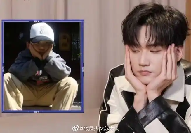 周柯宇还原童年照