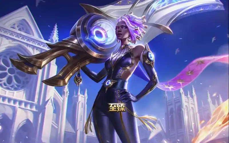 【英雄联盟皮肤预览】至臻 月蚀骑士 塞娜