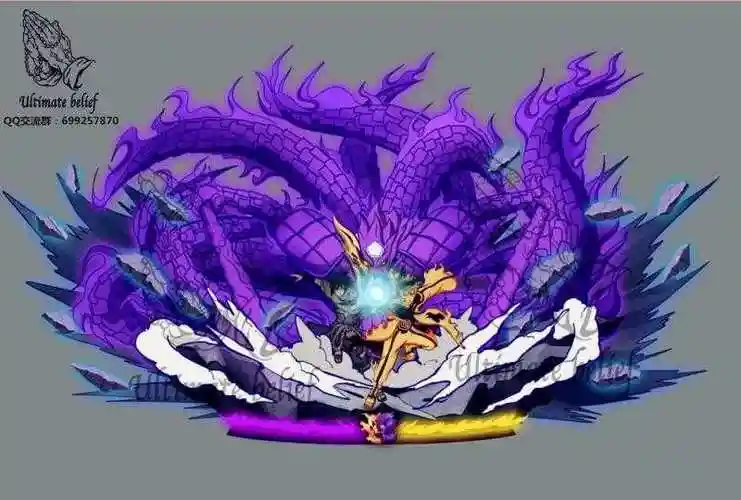 火影限定雕像 最终信仰 羁绊 须佐 威装 九尾 鸣人 佐助 gk手办