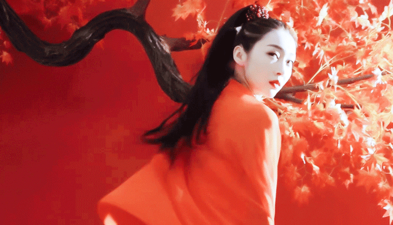 没想到师姐宣璐古装红衣这么侠!