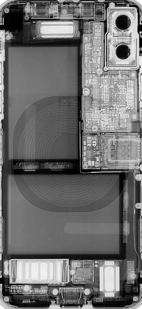 手机内部透明零件壁纸