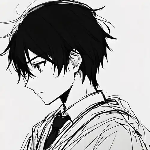 动漫|#男生头像黑白#精选黑白男生头像,彰显独特个性,快来挑选你的