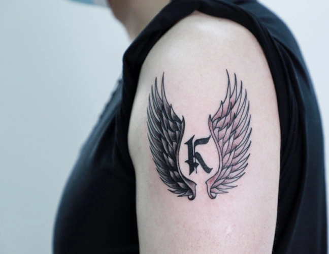 翅膀纹身图案大全个性翅膀纹身设计3