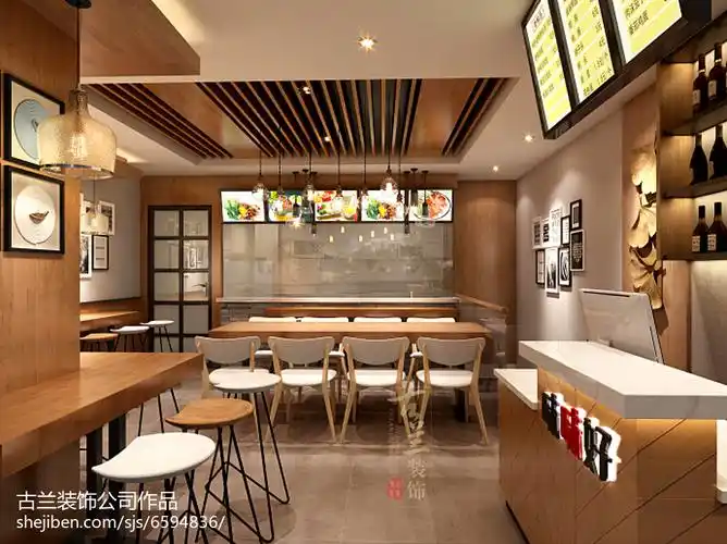 味味好连锁快餐店》古兰装饰原创米线店_-土巴兔装修效果图