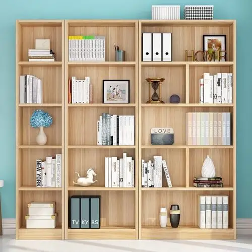 简约书柜学生书架货柜化妆品展示柜储物柜组合书柜置物架收纳柜