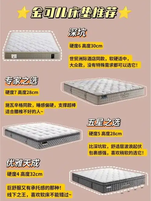 在家也能享受超五星级睡眠金可儿床垫来啦