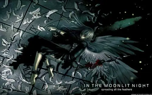 求以前的一张壁纸 有关堕落天使十字架的