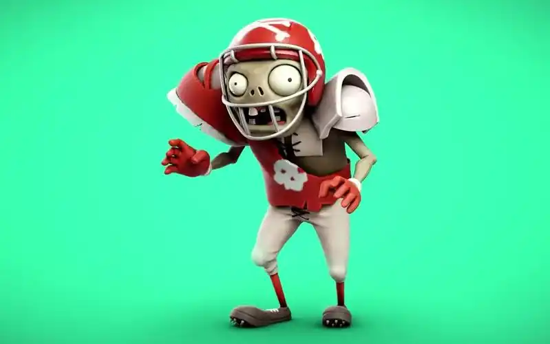 blender制作并渲染一只橄榄球员僵尸bysebastiancavazzoli