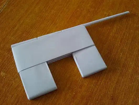 【手工折纸枪】折纸枪可发射子弹教程