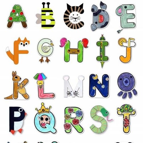 玩家小将26个字母创意儿童画 英语启蒙手工创意想象拼图安静书卡通