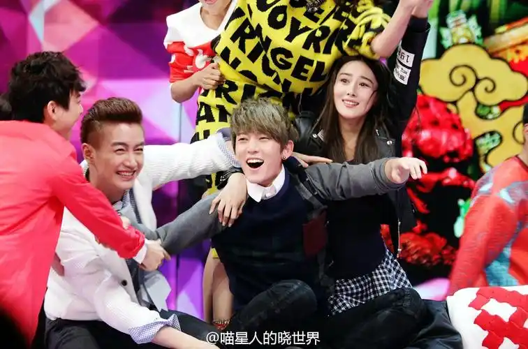 2014活动快乐大本营神雕侠侣剧组 陈晓饰演杨过 cr.喵星人的晓世界