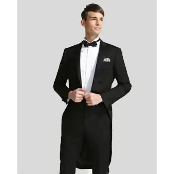 燕尾服指挥服大合唱团演出服西服套装结婚宴会西装晚礼服黑色燕尾服s