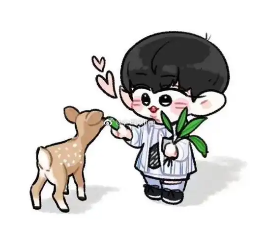 exo朴灿烈卡通动漫图