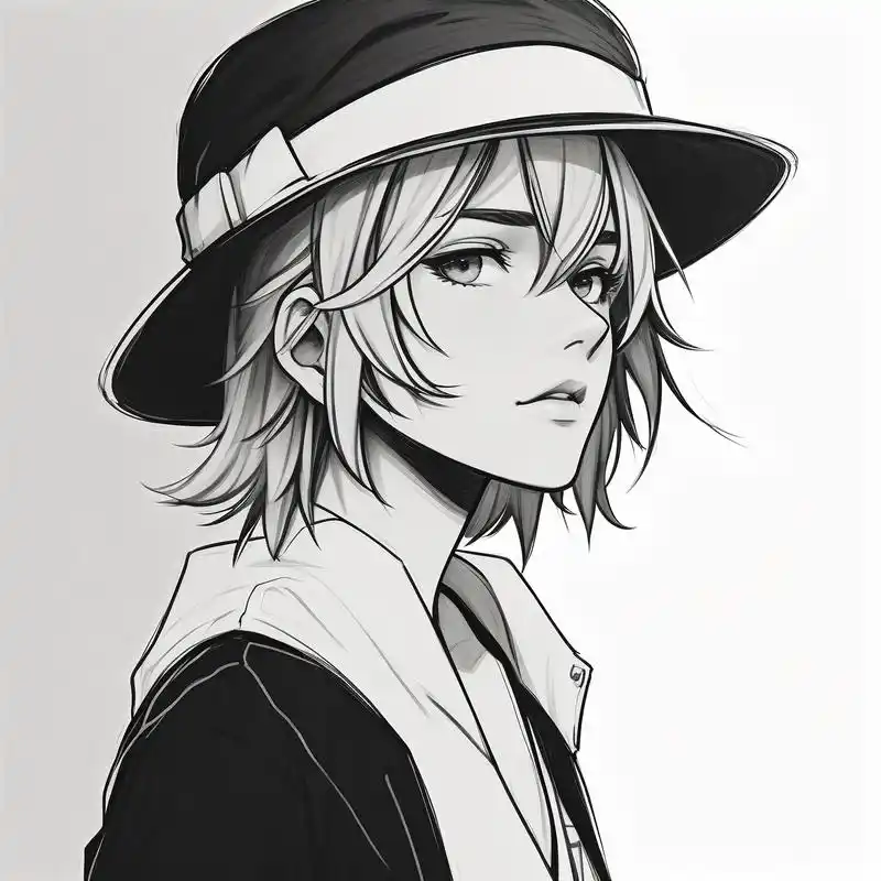 94谁能拒绝黑白素描头像呢07