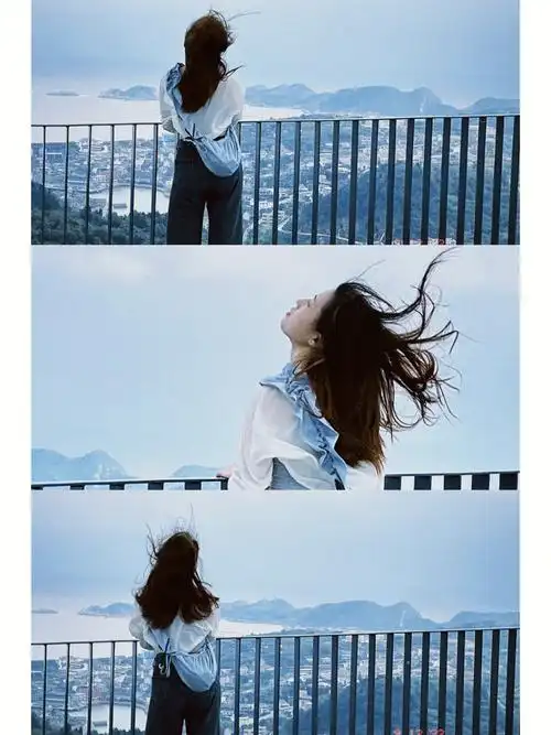 照片拍的很唯美,其实人都要被吹傻了#氛围感  #摄影