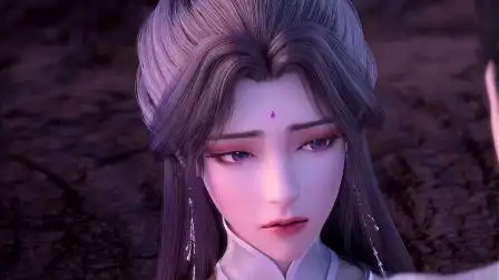 戴面纱的四位国漫美女