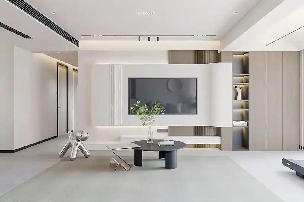 #电视背景墙 #客厅背景墙 8款极简风格电视背景墙设计,颜值 - 抖音